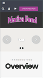 Mobile Screenshot of marisafund.org
